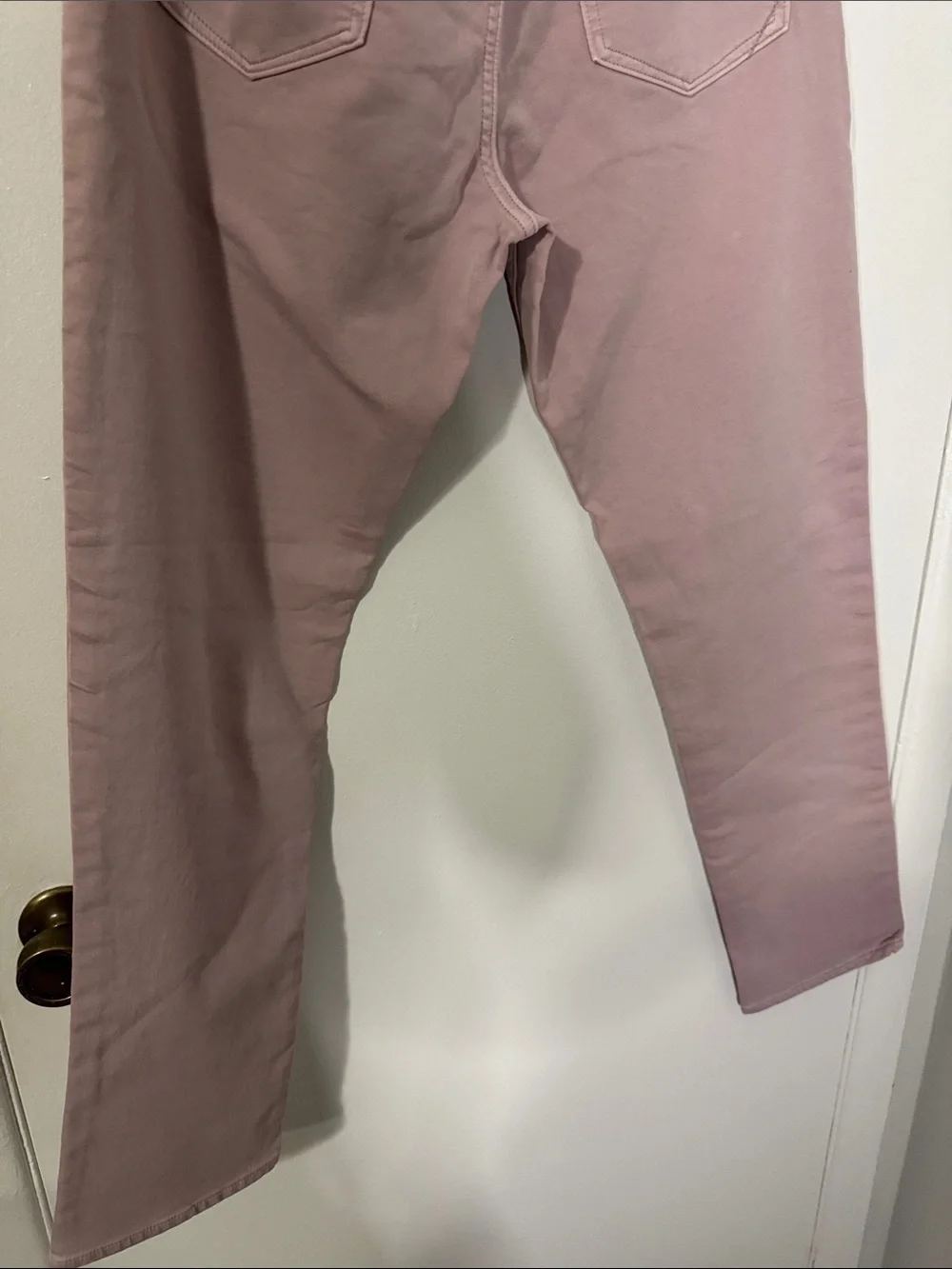 Banana Republic Men’s 32x30 Slim Fit Traveler Pant in Dusty Pink